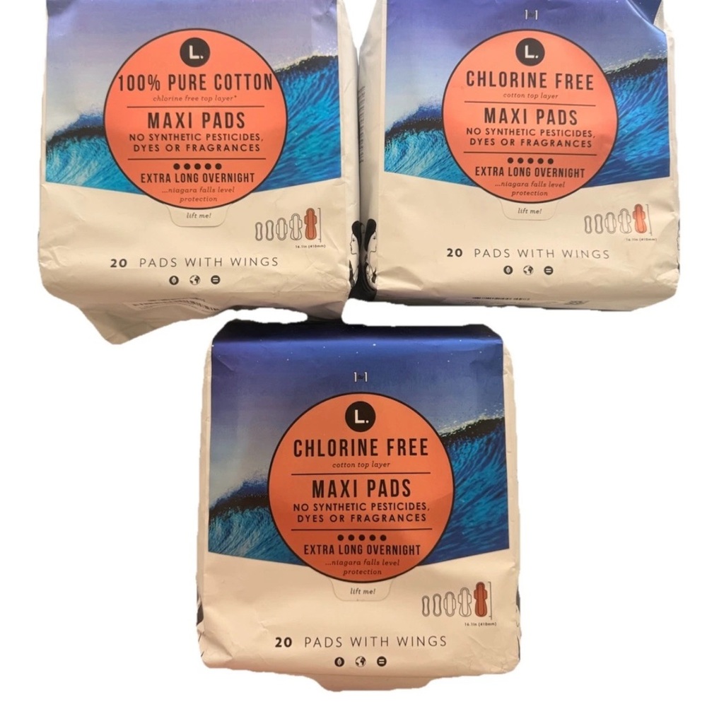 Chlorine Free Maxi Pads With Wings